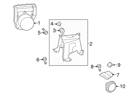 BRAKES/ANTI-LOCK BRAKES for 2011 Toyota Highlander #1