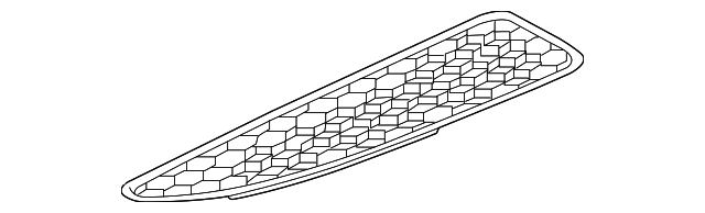 T2R9764 Деталь AIR VENT GRILLE, RIGHT