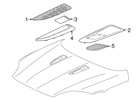 F-Type EXTERIOR TRIM - HOOD
