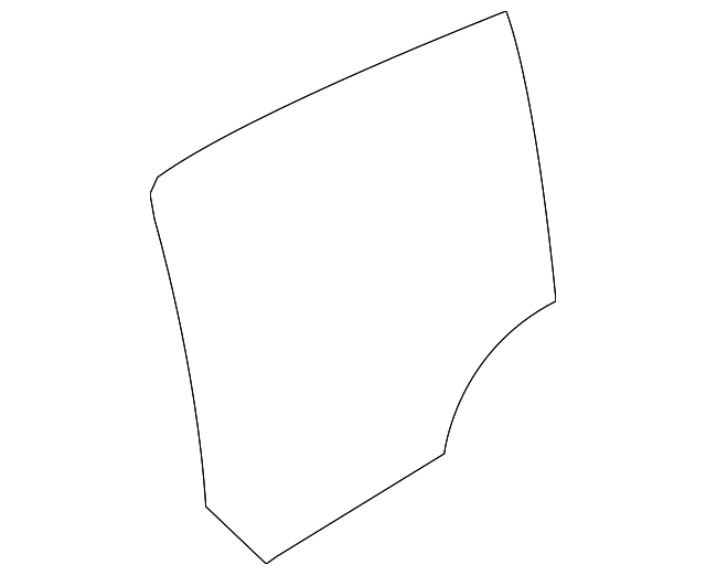 93183268 Деталь DOOR GLASS, LEFT