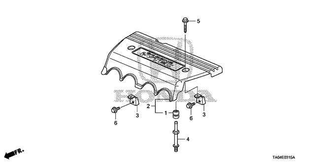 Engine/Engine Cover (L4) for 2009 Honda ACCORD SEDAN #1