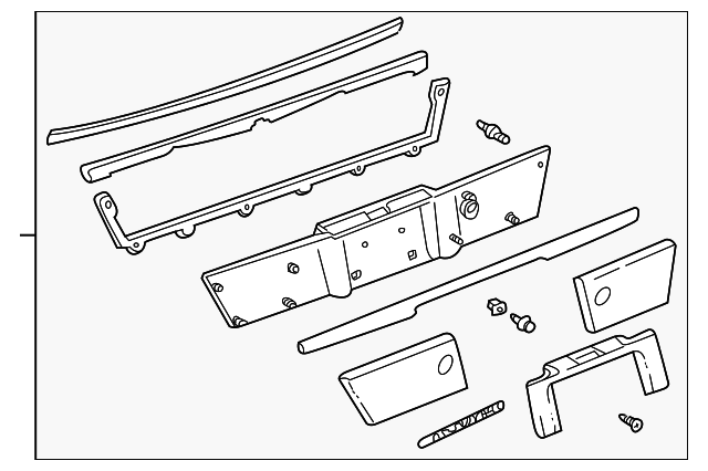 3W3Z13A565BA Деталь REFLECTOR PANEL