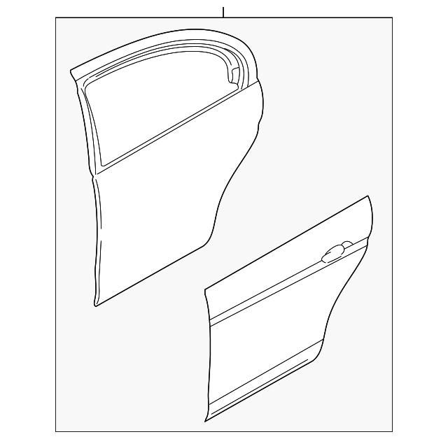 XR828669 Деталь DOOR SHELL, LEFT