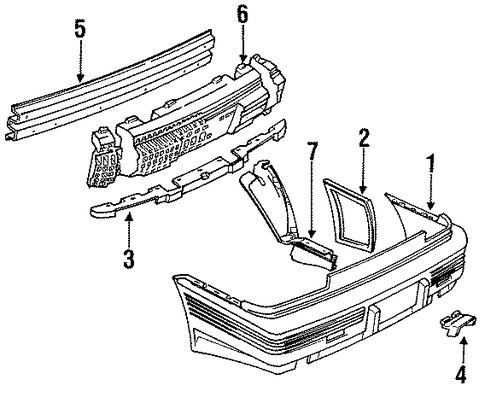 Grand Prix BUMPER & COMPONENTS - REAR