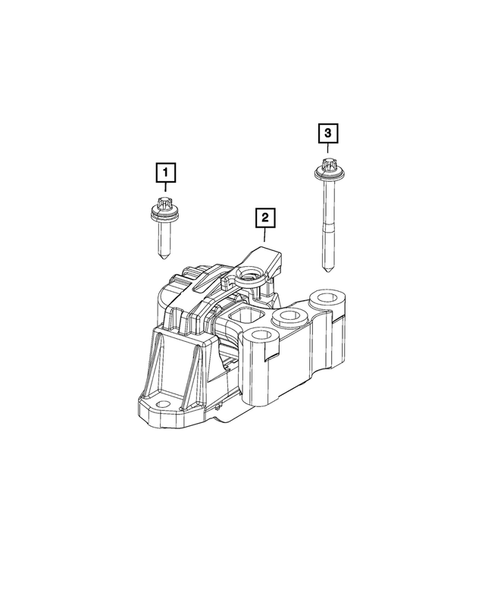 Engine Mounting for 2015 Jeep Renegade #1
