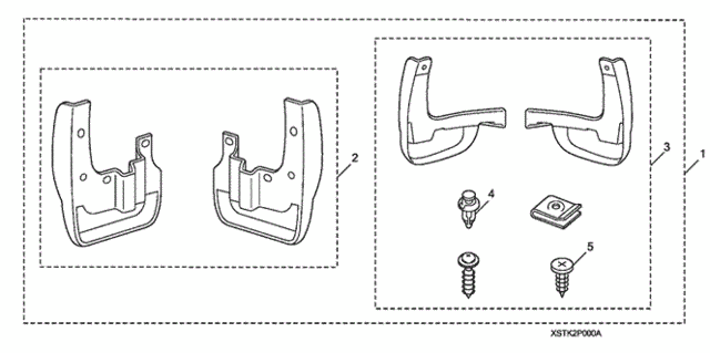 Splash Guard for 2008 Acura RDX #0
