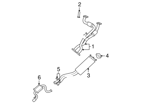 Grand Cherokee EXHAUST COMPONENTS