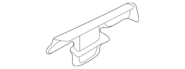 AE9Z-7421487-B Деталь BELT W'STRIP REAR CLIP, LEFT