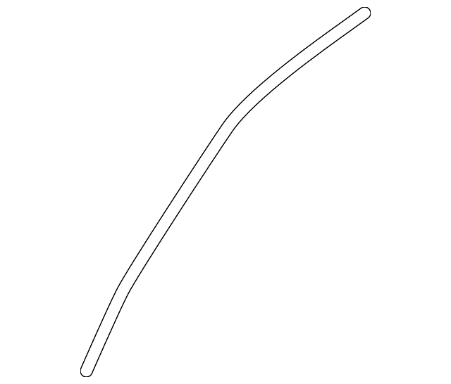 AE9Z-7420551-A Деталь WINDOW MOLDING, LEFT