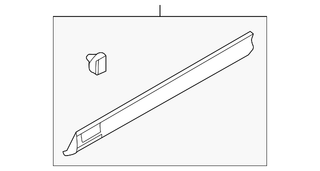 AE9Z-7420878-A Деталь SIDE MOLDING, RIGHT