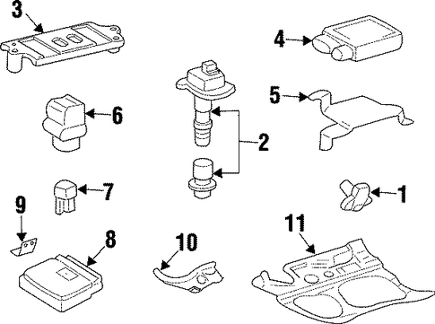 ELECTRICAL/POWERTRAIN CONTROL for 1996 Toyota Supra #2
