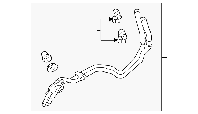 CV6Z-18B402-A Деталь UPR HOSE & TUBE