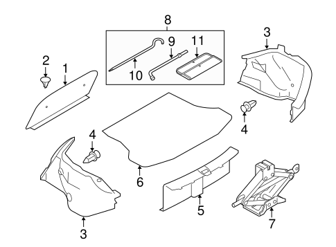 Body/Interior Trim - Rear Body for 2014 Nissan Versa #2