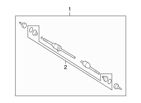 Front Suspension/Drive Axles for 2006 Ford Freestyle #1