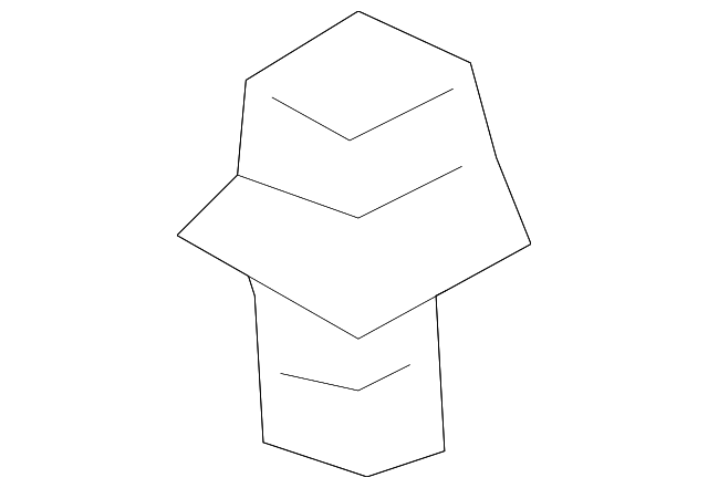 955-106-191-00 Деталь RADIATOR UPPER INSULATOR, LEFT