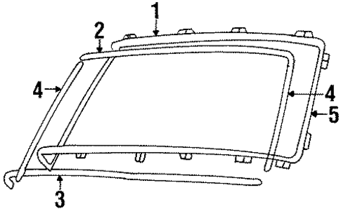 900 GLASS - WINDSHIELD