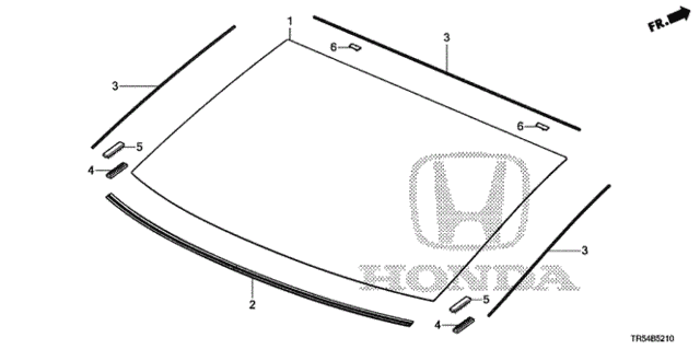 Rear Windshield for 2012 Honda Civic #0