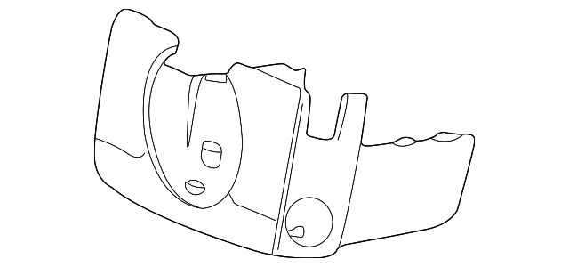 QRB100740PMA Деталь LOWER CLMN COVER