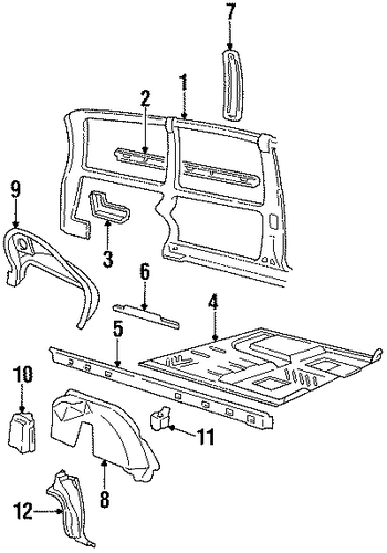 Lumina APV INNER COMPONENTS