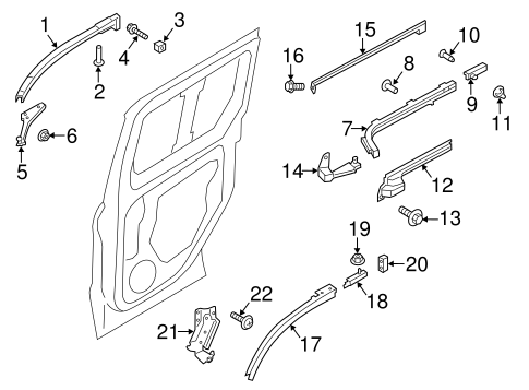 Transit Connect DOOR HARDWARE 2