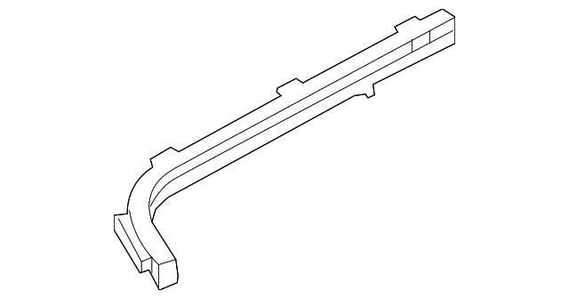 DT1Z-1525004-C Деталь CENTER TRACK, LEFT