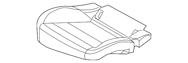 970-522-162-B3-DAO Деталь CUSHION COVER, RIGHT