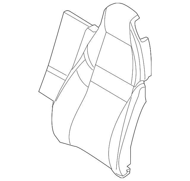 970-522-141-84-DAF Деталь SEAT BACK COVER, LEFT