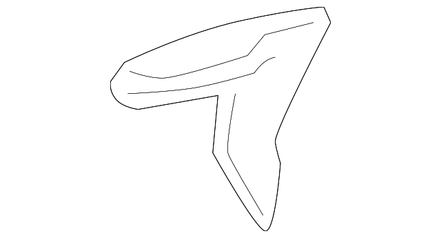 BE8Z-5461753-AA Деталь HANDLE, LEFT