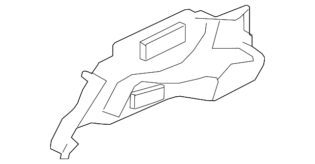 T2H16819 Деталь TRUNK SIDE PANEL, RIGHT