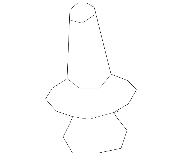JDE12870 Деталь TRUNK SIDE PANEL FASTENER
