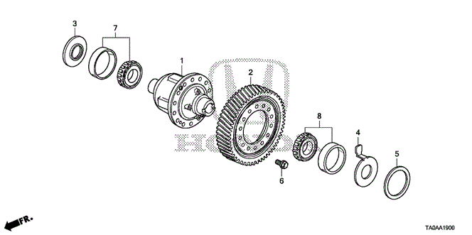 Transmission - Automatic/AT Differential (V6) for 2012 Honda ACCORD SEDAN #1