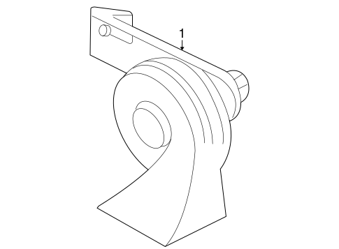 Electrical/Horn for 2011 Ford Focus #1