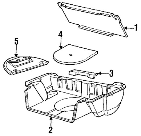 Taurus INTERIOR TRIM - REAR BODY