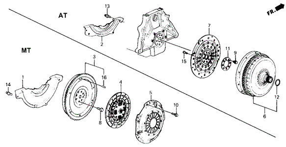 Clutch - Torque Converter for 1991 Honda Prelude #0