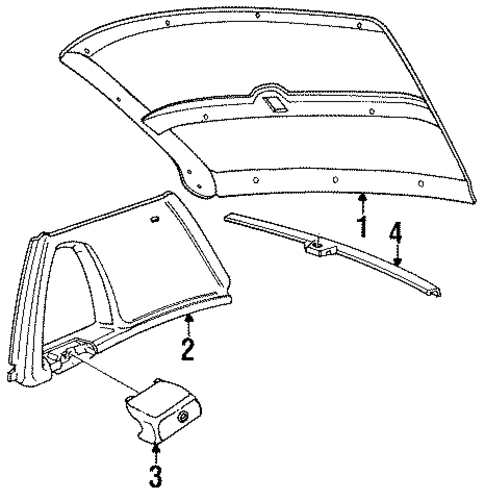 Capri INTERIOR TRIM - TOP