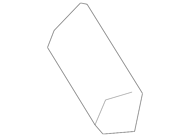 DG1Z-54255A62-AA Деталь REAR MOLDING, RIGHT