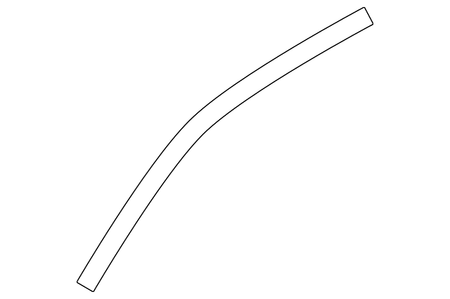 AG1Z-54255A61-B Деталь UPPER MOLDING, LEFT