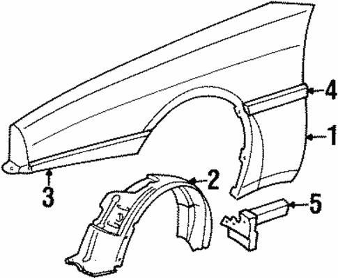 Body/Fender for 1986 Toyota Supra #1