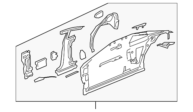 15773743 Деталь INNER UNISIDE, LEFT
