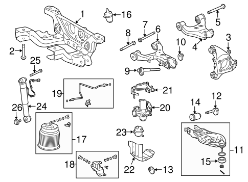 REAR SUSPENSION/REAR SUSPENSION for 2013 Toyota Sequoia #2