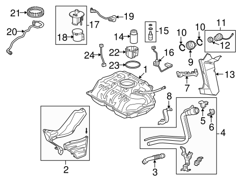 FUEL SYSTEM/FUEL SYSTEM COMPONENTS for 2009 Toyota Yaris #1