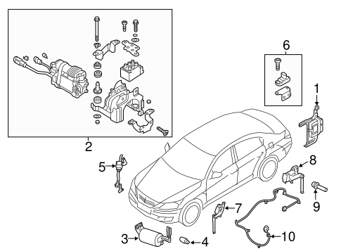 Ride Control Components for 2016 Hyundai Equus #0