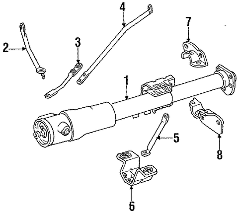 Grand Wagoneer STEERING COLUMN ASSEMBLY 2