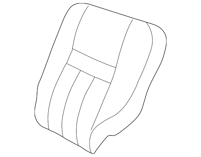 BTR2677LPD Деталь SEAT BACK, LEFT