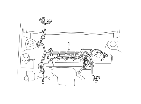 ELECTRICAL/WIRING HARNESS for 2005 Toyota Solara #1