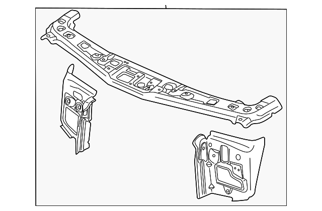 15805638 Деталь RADIATOR SUPPORT