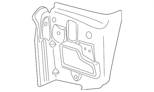 15860281 Деталь SIDE PANEL, LEFT