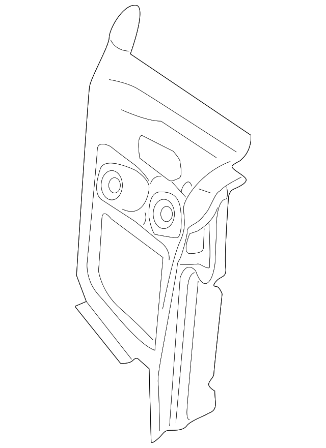 15860280 Деталь SIDE PANEL, RIGHT