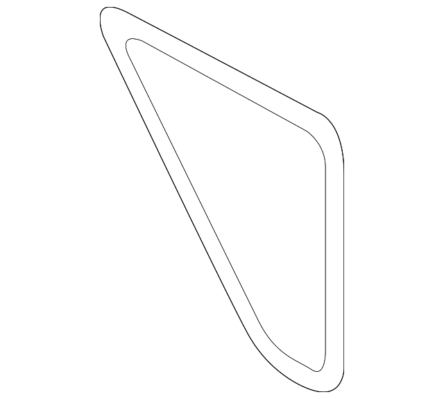 CPB101681 Деталь SIDE GLASS, RIGHT