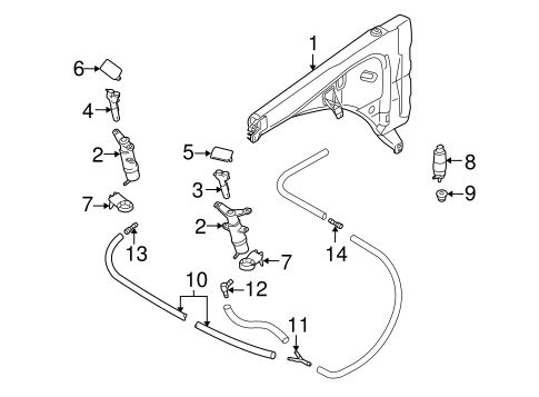 Cayenne HEADLAMP WASHERS / WIPERS